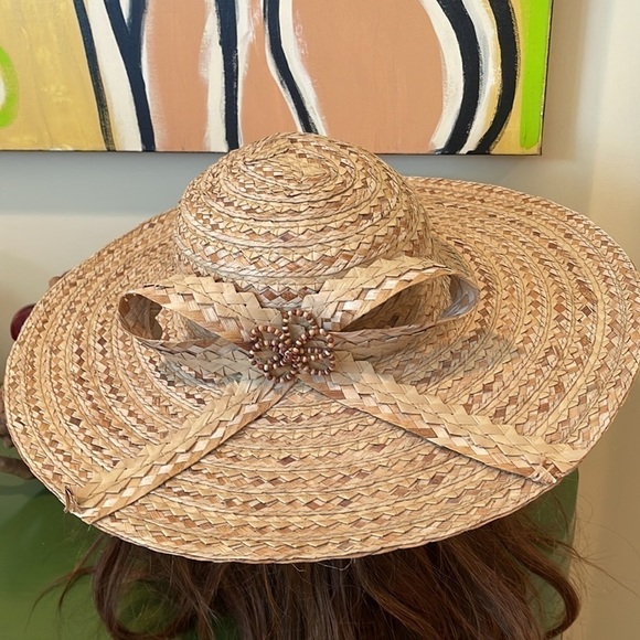 Liz Claiborne straw hat - Picture 4 of 10